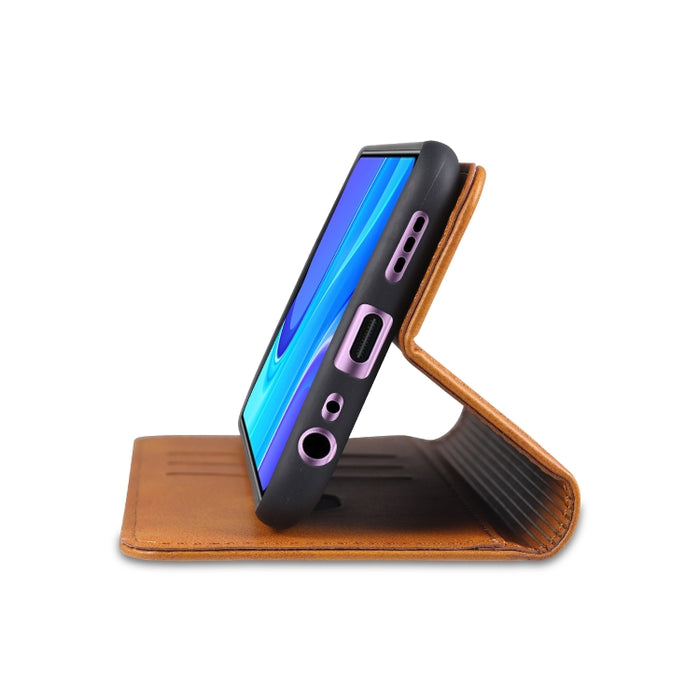 AZNS Estuche de cuero con tapa horizontal con textura de becerro magnético con ranuras para tarjetas y soporte y billetera, For Xiaomi Redmi 9, For Xiaomi Redmi Note 9 / 10X, For Xiaomi Mi 10 5G / 10 Pro 5G, For Xiaomi POCO X3 NFC, For Xiaomi Redmi 10X...