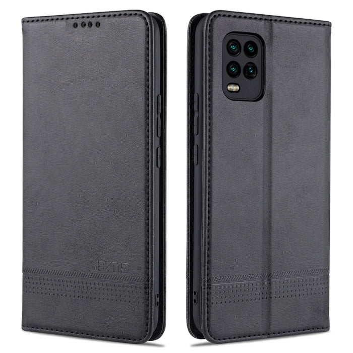 AZNS Estuche de cuero con tapa horizontal con textura de becerro magnético con ranuras para tarjetas y soporte y billetera, For Xiaomi Redmi 9, For Xiaomi Redmi Note 9 / 10X, For Xiaomi Mi 10 5G / 10 Pro 5G, For Xiaomi POCO X3 NFC, For Xiaomi Redmi 10X...