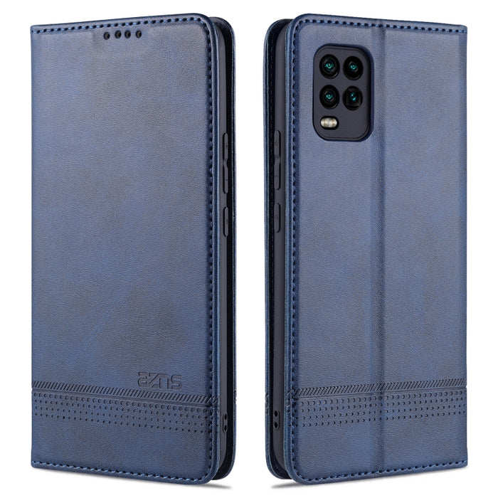 AZNS Estuche de cuero con tapa horizontal con textura de becerro magnético con ranuras para tarjetas y soporte y billetera, For Xiaomi Redmi 9, For Xiaomi Redmi Note 9 / 10X, For Xiaomi Mi 10 5G / 10 Pro 5G, For Xiaomi POCO X3 NFC, For Xiaomi Redmi 10X...