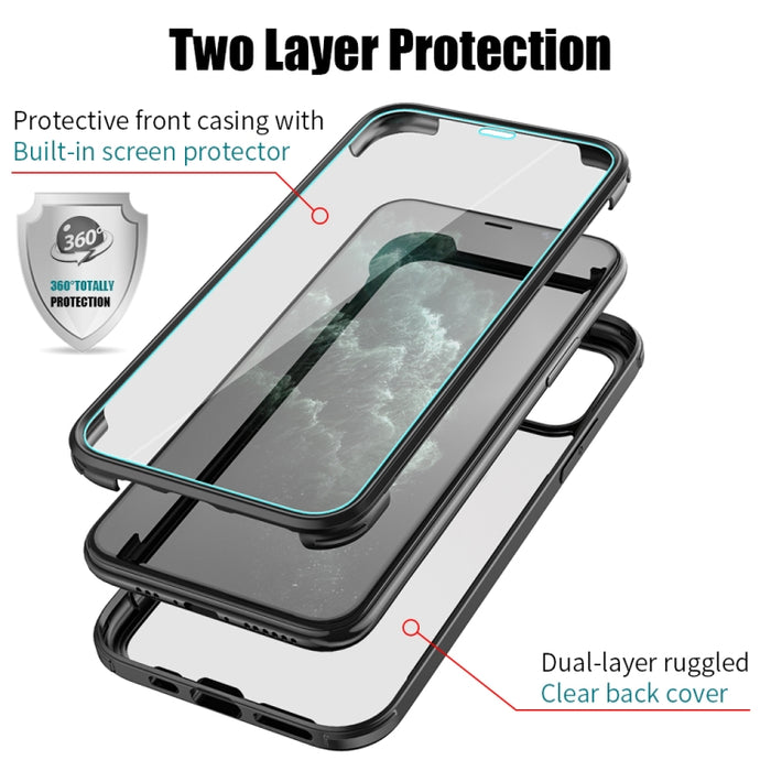 Estuche protector de vidrio de plástico de doble cara