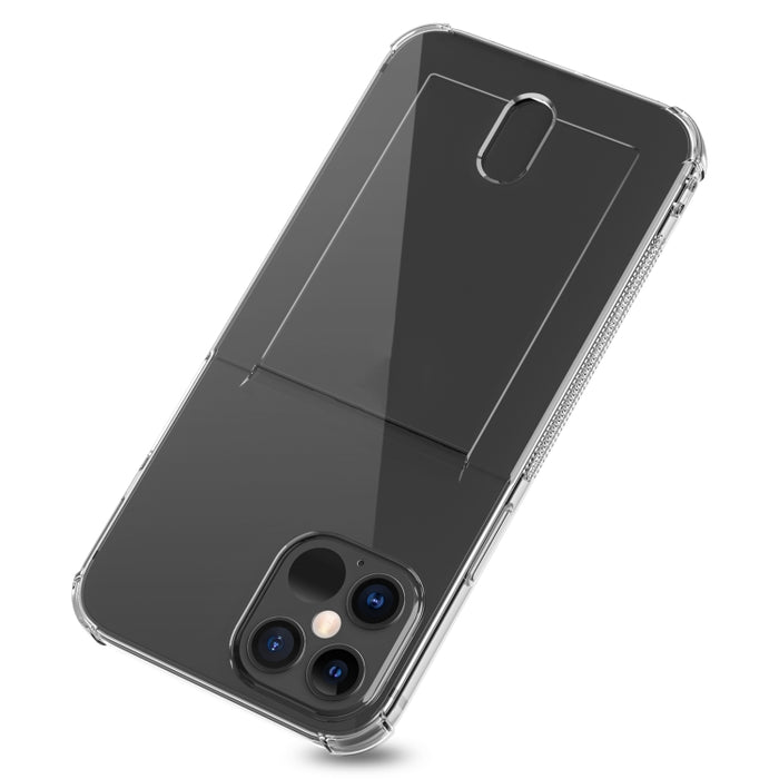 Funda protectora transparente de TPU con ranuras para tarjetas