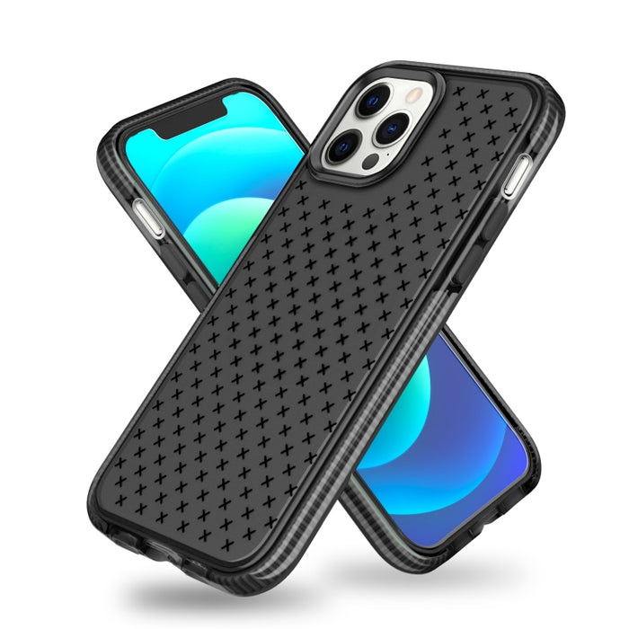 Funda protectora de TPU con textura de rejilla a prueba de golpes