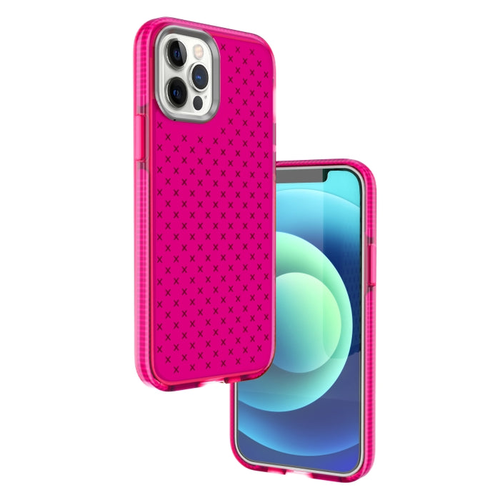Funda protectora de TPU con textura de rejilla a prueba de golpes
