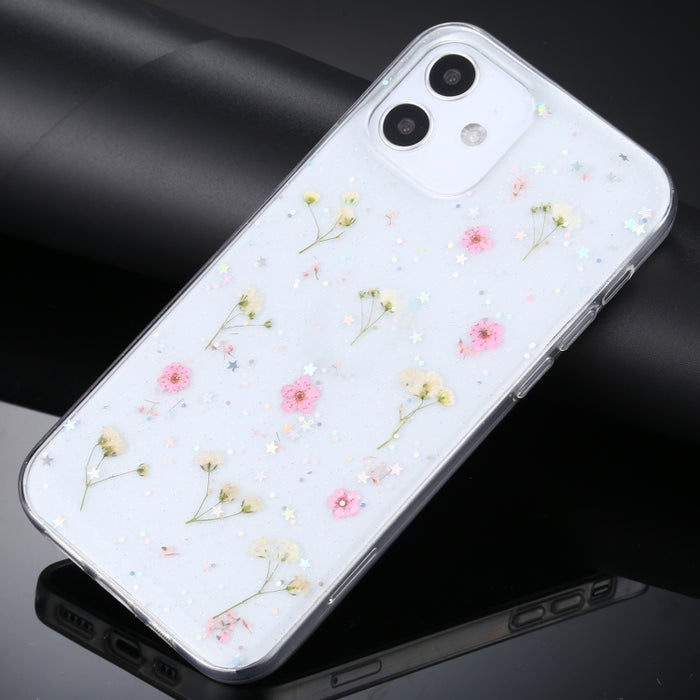 Estuche protector de TPU con patrón de flores de Gypsophila