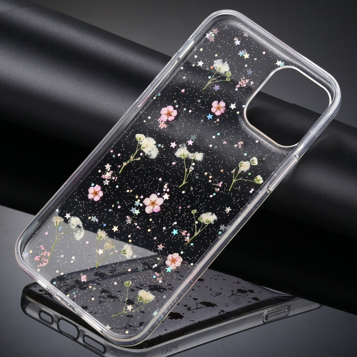 Estuche protector de TPU con patrón de flores de Gypsophila