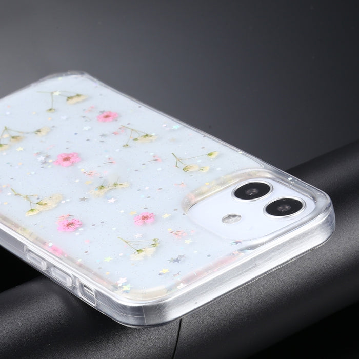 Estuche protector de TPU con patrón de flores de Gypsophila