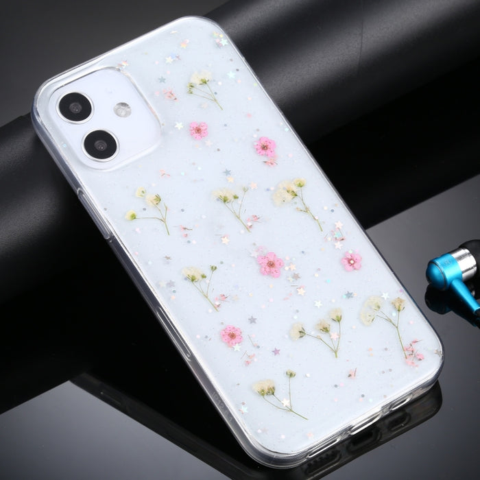 Estuche protector de TPU con patrón de flores de Gypsophila