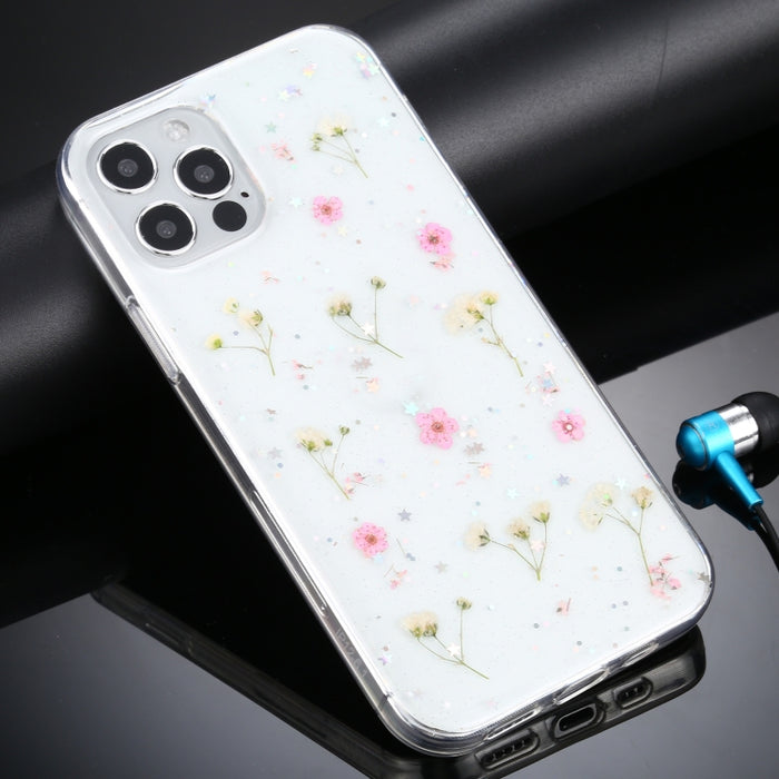 Estuche protector de TPU con patrón de flores de Gypsophila