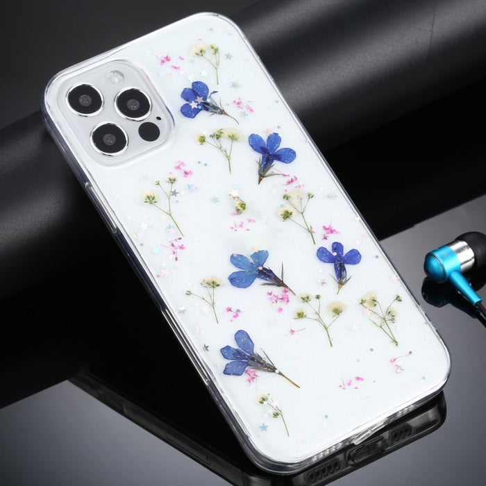 Estuche protector de TPU con patrón de flores de Gypsophila