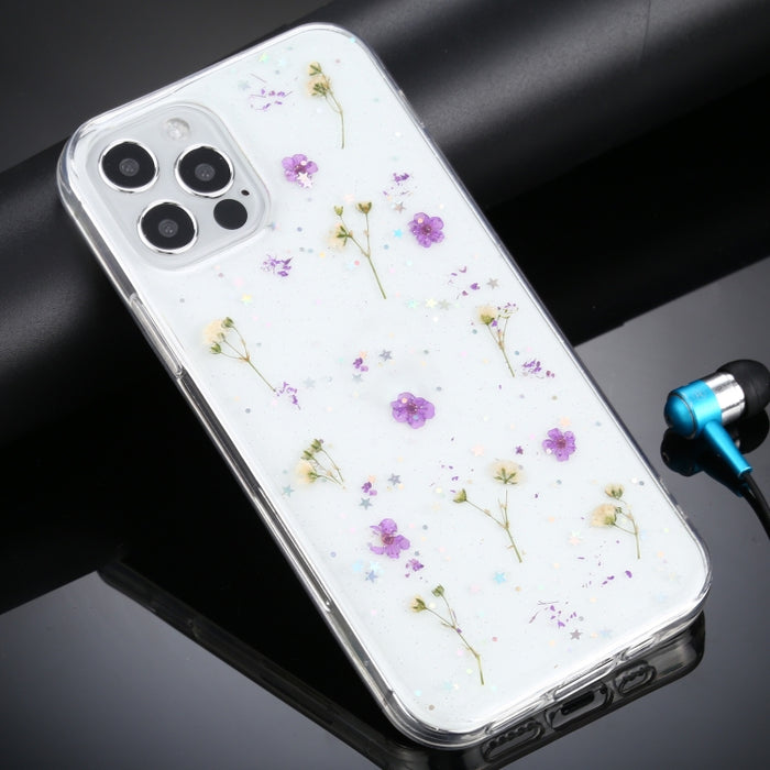 Estuche protector de TPU con patrón de flores de Gypsophila