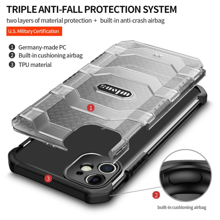 Funda protectora Wolns Explorer Series PC+TPU