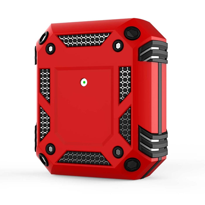 Funda protectora para auriculares Iron Man de cuatro esquinas a prueba de golpes para AirPods 1/2
