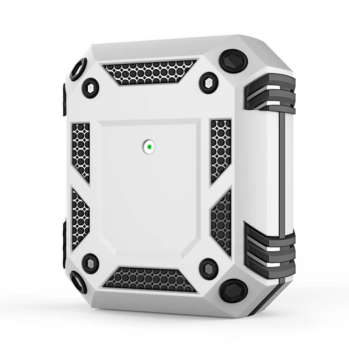 Funda protectora para auriculares Iron Man de cuatro esquinas a prueba de golpes para AirPods 1/2