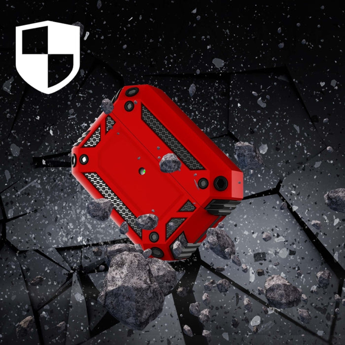 Funda protectora para auriculares Iron Man de cuatro esquinas a prueba de golpes para AirPods Pro