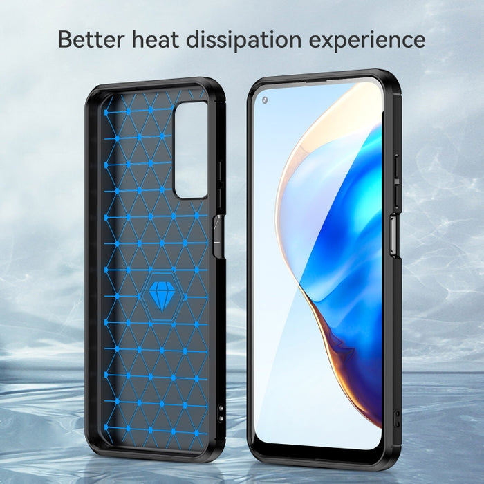 Estuche de TPU de fibra de carbono con textura cepillada, For Xiaomi Mi 10T Pro 5G, For Xiaomi Mi 10 Ultra, For Xiaomi Mi 10T Lite 5G, For Xiaomi Poco C3, For Xiaomi Poco X3 NFC, For Xiaomi Redmi 9A, For Xiaomi Redmi 9C, For Xiaomi Redmi K30 Ultra