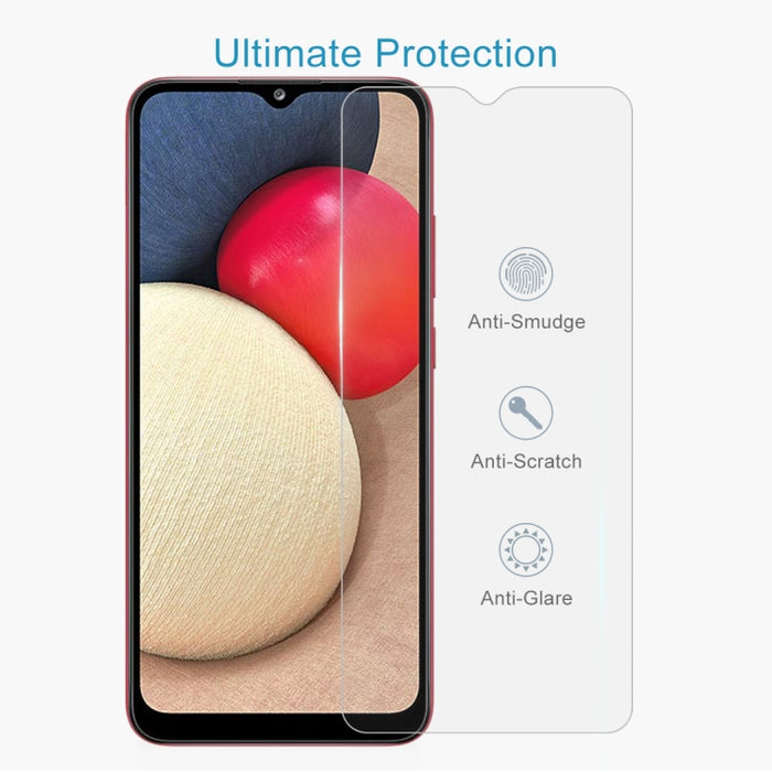 Película de vidrio templado 9H 2.5D de 0,26 mm, For Samsung Galaxy A02s, For Samsung Galaxy A12 / A12 Nacho / A13 5G, For Xiaomi Redmi Note 9 4G, For Xiaomi Redmi Note 9 5G, For Xiaomi Redmi Note 9 Pro 5G, For OPPO A53 5G / A11s
