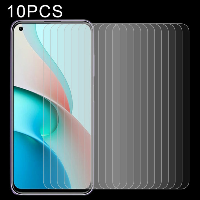 10 PCS 0.26mm 9H 2.5D Película de vidrio templado, For Samsung Galaxy A02s, For Samsung Galaxy A12 / A13 5G, For Xiaomi Redmi Note 9 4G, For Xiaomi Redmi Note 9 5G, For Xiaomi Redmi Note 9 Pro 5G, For OPPO A53 5G