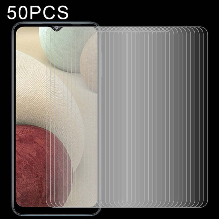 50 PCS 0.26mm 9H 2.5D Película de vidrio templado, For Samsung Galaxy A02s, For Samsung Galaxy A12 / A12 Nacho / A13 5G, For Xiaomi Redmi Note 9 4G, For Xiaomi Redmi Note 9 5G, For Xiaomi Redmi Note 9 Pro 5G, For OPPO A53 5G / A11s