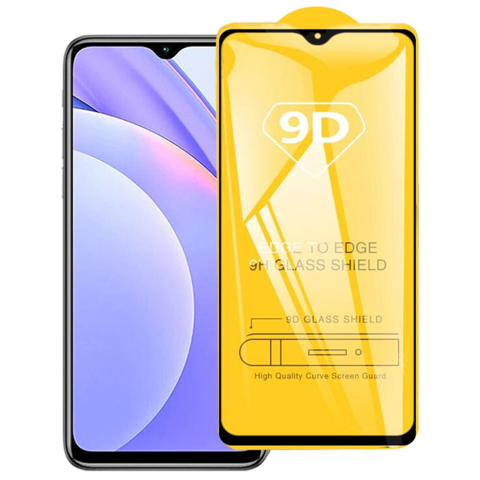 Película de vidrio templado de pantalla completa con pegamento completo 9D, For Xiaomi Redmi Note 9 4G (1 PC), For Xiaomi Redmi Note 9 5G (1 PC), For Xiaomi Redmi Note 9 Pro 5G (1 PC)
