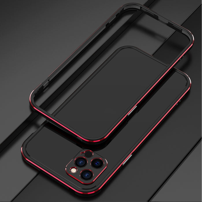 Protector de lente de la serie Aurora + estuche protector con marco de metal, For iPhone 12 Pro