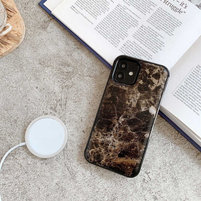 Parche de patrón de mármol PC + TPU Estuche Magsafe a prueba de golpes