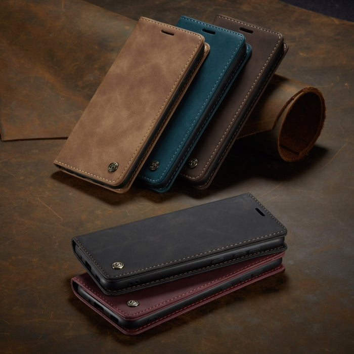 CaseMe-013 Estuche de cuero con tapa horizontal esmerilado retro multifuncional con ranura para tarjeta y soporte y billetera, For OnePlus 8T, For Samsung Galaxy A21s, For Samsung Galaxy A42 5G, For Huawei P Smart 2021, For Xiaomi Mi 10T Lite 5G       ...