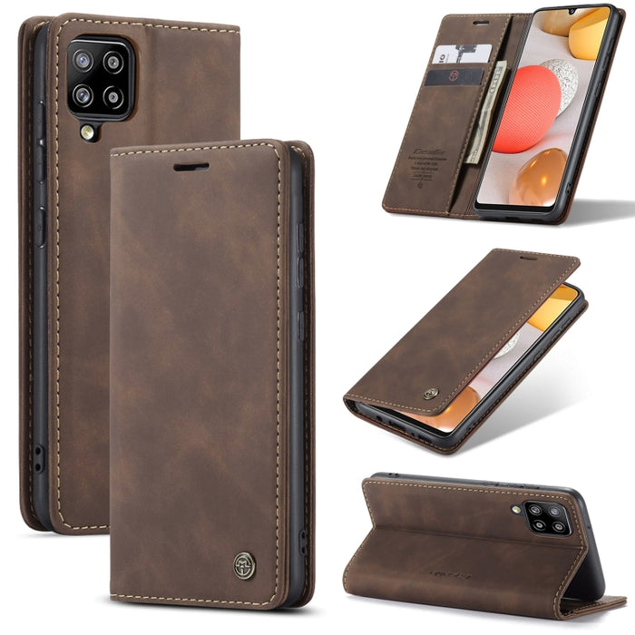 CaseMe-013 Estuche de cuero con tapa horizontal esmerilado retro multifuncional con ranura para tarjeta y soporte y billetera, For OnePlus 8T, For Samsung Galaxy A21s, For Samsung Galaxy A42 5G, For Huawei P Smart 2021, For Xiaomi Mi 10T Lite 5G       ...