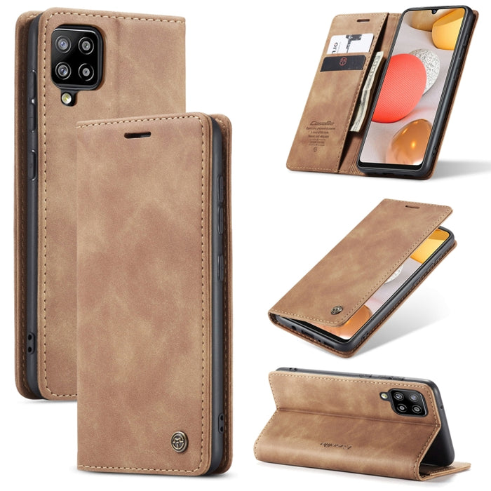 CaseMe-013 Estuche de cuero con tapa horizontal esmerilado retro multifuncional con ranura para tarjeta y soporte y billetera, For OnePlus 8T, For Samsung Galaxy A21s, For Samsung Galaxy A42 5G, For Huawei P Smart 2021, For Xiaomi Mi 10T Lite 5G       ...