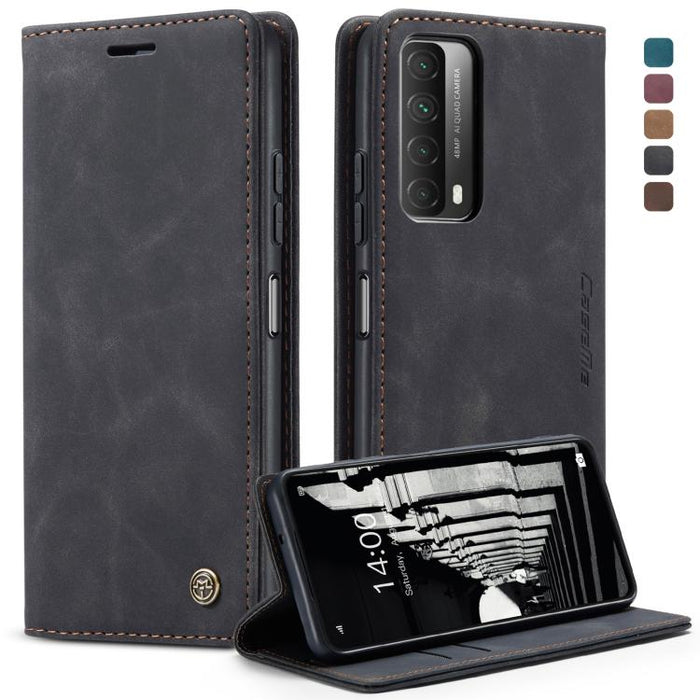 CaseMe-013 Estuche de cuero con tapa horizontal esmerilado retro multifuncional con ranura para tarjeta y soporte y billetera, For OnePlus 8T, For Samsung Galaxy A21s, For Samsung Galaxy A42 5G, For Huawei P Smart 2021, For Xiaomi Mi 10T Lite 5G       ...