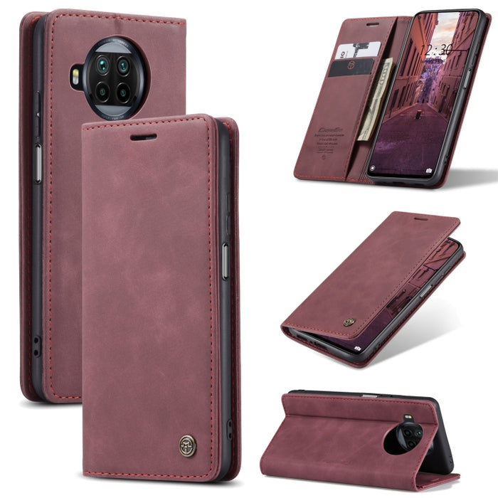 CaseMe-013 Estuche de cuero con tapa horizontal esmerilado retro multifuncional con ranura para tarjeta y soporte y billetera, For OnePlus 8T, For Samsung Galaxy A21s, For Samsung Galaxy A42 5G, For Huawei P Smart 2021, For Xiaomi Mi 10T Lite 5G       ...