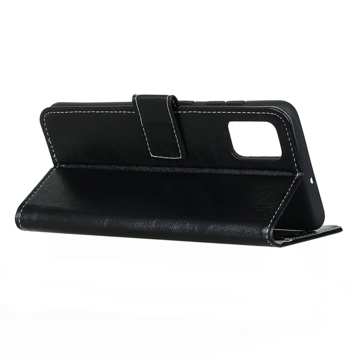 Para Xiaomi Poco M3 Retro Crazy Horse Texture Funda de cuero con tapa horizontal con soporte y ranuras para tarjetas y marco de fotos y billetera, For Xiaomi Poco M3