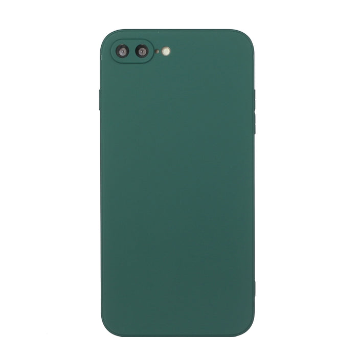 Estuche a prueba de golpes de TPU de color sólido de borde recto, For iPhone 7 Plus / 8 Plus