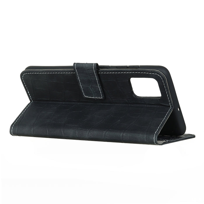 Para Xiaomi Poco M3 Funda de cuero con tapa horizontal con textura de cocodrilo con soporte y ranuras para tarjetas y billetera, For Xiaomi Poco M3