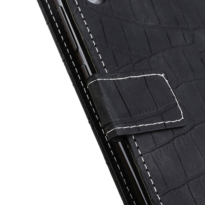 Para Xiaomi Poco M3 Funda de cuero con tapa horizontal con textura de cocodrilo con soporte y ranuras para tarjetas y billetera, For Xiaomi Poco M3