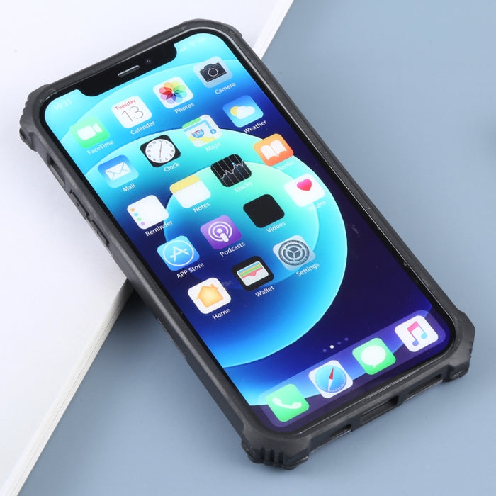 Camuflaje Armadura a prueba de golpes TPU + PC Estuche protector magnético con soporte, For iPhone 12 / 12 Pro, For iPhone 12 Pro Max