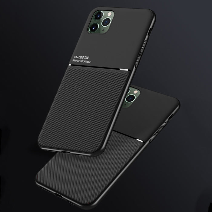 Classic Tilt Strip Grain Magnético a prueba de golpes PC + TPU Case, For iPhone 11, For iPhone 11 Pro, For iPhone 11 Pro Max, For iPhone 12 mini, For iPhone 12 / 12 Pro, For iPhone 12 Pro Max
