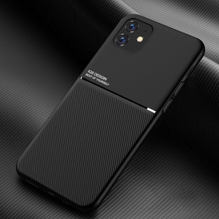 Classic Tilt Strip Grain Magnético a prueba de golpes PC + TPU Case, For iPhone 11, For iPhone 11 Pro, For iPhone 11 Pro Max, For iPhone 12 mini, For iPhone 12 / 12 Pro, For iPhone 12 Pro Max
