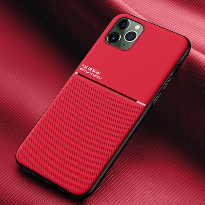 Classic Tilt Strip Grain Magnético a prueba de golpes PC + TPU Case, For iPhone 11, For iPhone 11 Pro, For iPhone 11 Pro Max, For iPhone 12 mini, For iPhone 12 / 12 Pro, For iPhone 12 Pro Max