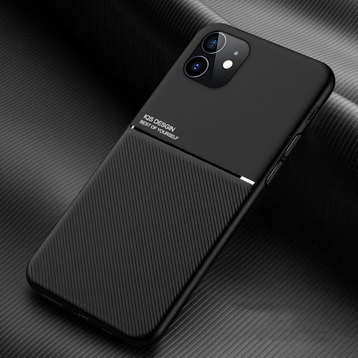 Classic Tilt Strip Grain Magnético a prueba de golpes PC + TPU Case, For iPhone 11, For iPhone 11 Pro, For iPhone 11 Pro Max, For iPhone 12 mini, For iPhone 12 / 12 Pro, For iPhone 12 Pro Max