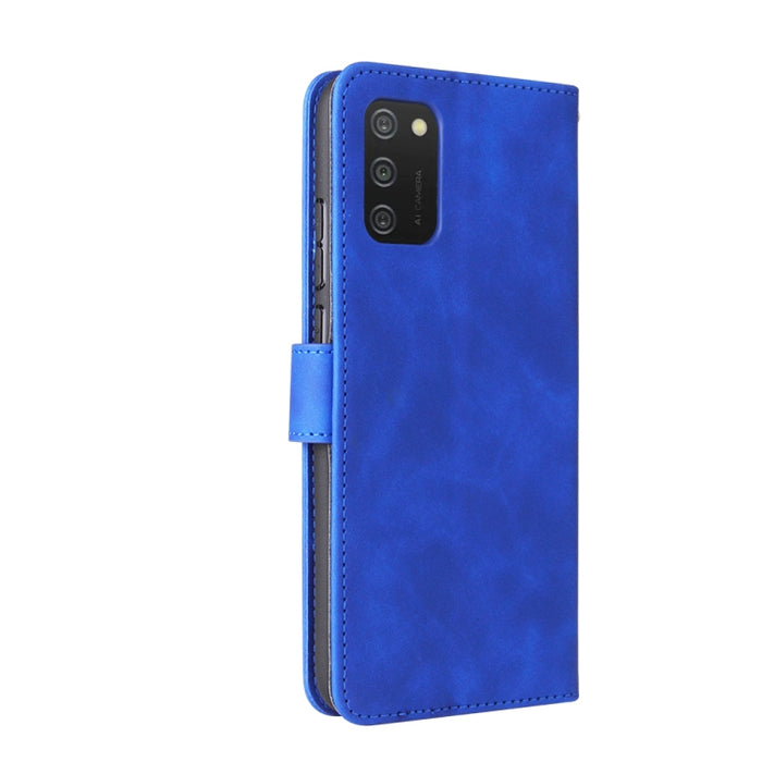 Funda de piel sintética con textura de piel de becerro con tapa horizontal y hebilla magnética con soporte, ranuras para tarjetas y cartera, For Samsung Galaxy A02s, For Xiaomi Poco M3