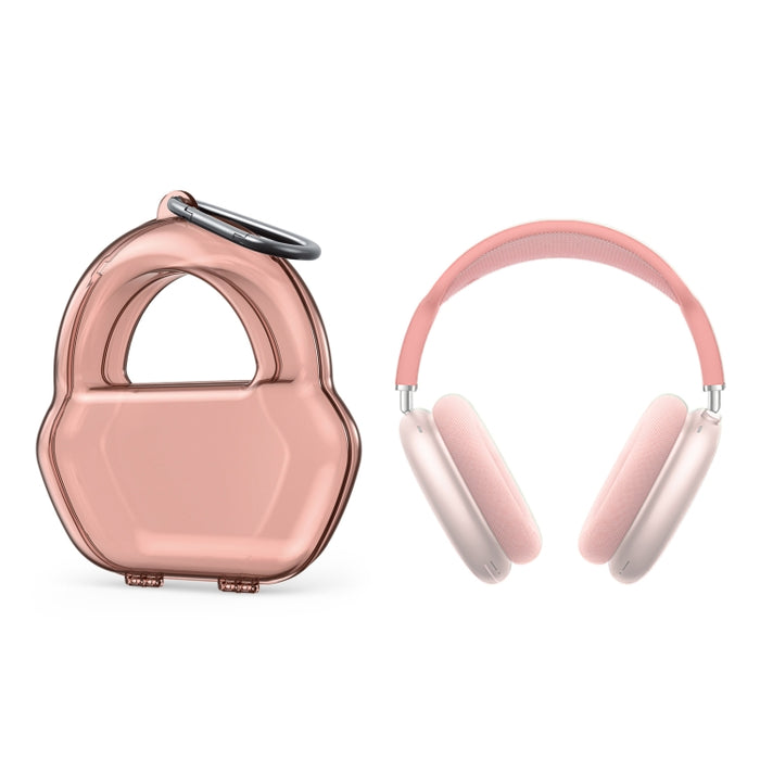 Funda protectora para auriculares PP Jelly Color para AirPods Max, con gancho