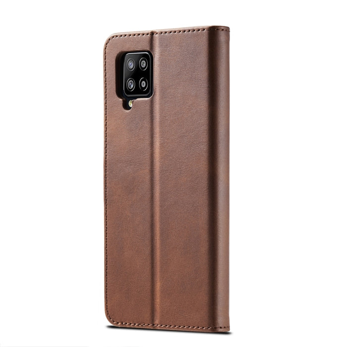 LC.IMEEKE Estuche de cuero con tapa horizontal con textura de becerro con soporte y ranuras para tarjetas y billetera, For Samsung Galaxy A42 5G, For Samsung Galaxy S21 5G, For Samsung Galaxy S21+ 5G, For Samsung Galaxy S21 Ultra 5G                    ...