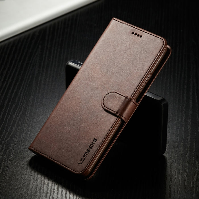 LC.IMEEKE Estuche de cuero con tapa horizontal con textura de becerro con soporte y ranuras para tarjetas y billetera, For Samsung Galaxy A42 5G, For Samsung Galaxy S21 5G, For Samsung Galaxy S21+ 5G, For Samsung Galaxy S21 Ultra 5G                    ...