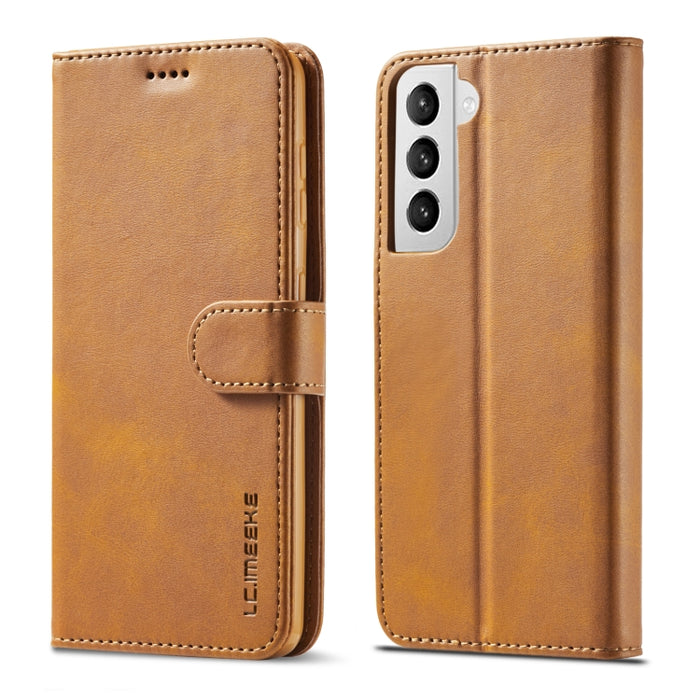 LC.IMEEKE Estuche de cuero con tapa horizontal con textura de becerro con soporte y ranuras para tarjetas y billetera, For Samsung Galaxy A42 5G, For Samsung Galaxy S21 5G, For Samsung Galaxy S21+ 5G, For Samsung Galaxy S21 Ultra 5G                    ...