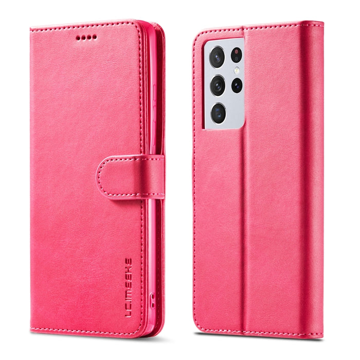 LC.IMEEKE Estuche de cuero con tapa horizontal con textura de becerro con soporte y ranuras para tarjetas y billetera, For Samsung Galaxy A42 5G, For Samsung Galaxy S21 5G, For Samsung Galaxy S21+ 5G, For Samsung Galaxy S21 Ultra 5G                    ...