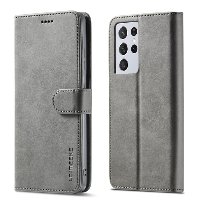 LC.IMEEKE Estuche de cuero con tapa horizontal con textura de becerro con soporte y ranuras para tarjetas y billetera, For Samsung Galaxy A42 5G, For Samsung Galaxy S21 5G, For Samsung Galaxy S21+ 5G, For Samsung Galaxy S21 Ultra 5G                    ...