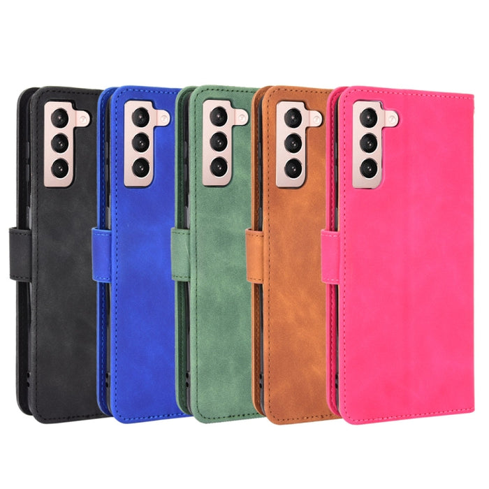 Funda de piel sintética con textura de piel de becerro con tapa horizontal y hebilla magnética con soporte, ranuras para tarjetas y cartera, For Samsung Galaxy S21 5G, For Samsung Galaxy S21+ 5G, For Samsung Galaxy S21 Ultra 5G, For Samsung Galaxy A72 ...