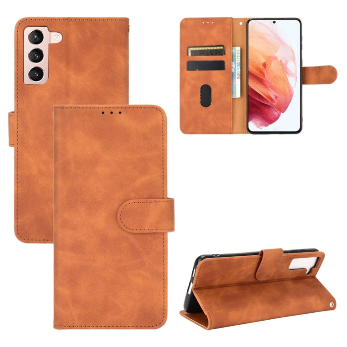 Funda de piel sintética con textura de piel de becerro con tapa horizontal y hebilla magnética con soporte, ranuras para tarjetas y cartera, For Samsung Galaxy S21 5G, For Samsung Galaxy S21+ 5G, For Samsung Galaxy S21 Ultra 5G, For Samsung Galaxy A72 ...