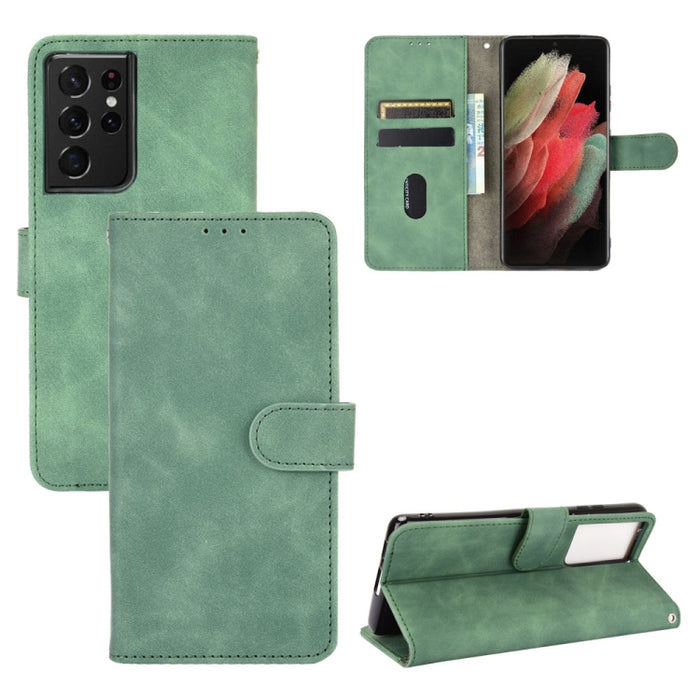 Funda de piel sintética con textura de piel de becerro con tapa horizontal y hebilla magnética con soporte, ranuras para tarjetas y cartera, For Samsung Galaxy S21 5G, For Samsung Galaxy S21+ 5G, For Samsung Galaxy S21 Ultra 5G, For Samsung Galaxy A72 ...