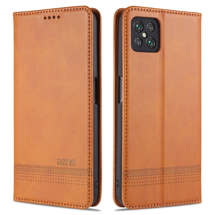 AZNS Estuche de cuero con tapa horizontal con textura de becerro magnético con ranuras para tarjetas y soporte y billetera, For Xiaomi Poco M3, For Xiaomi Redmi Note 9, For Oppo A73(4G)2020, For Oppo F17, For Oppo A92s